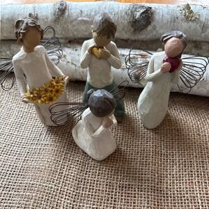 Willow Tree Figurines Lot Susan Lordi Angels Angel of the Heart Sunshine